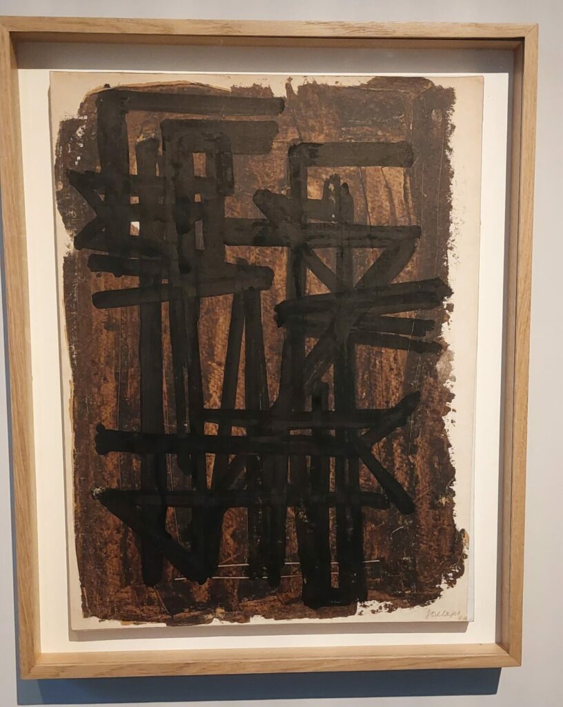 Brou de noix - Pierre Soulages - 1947