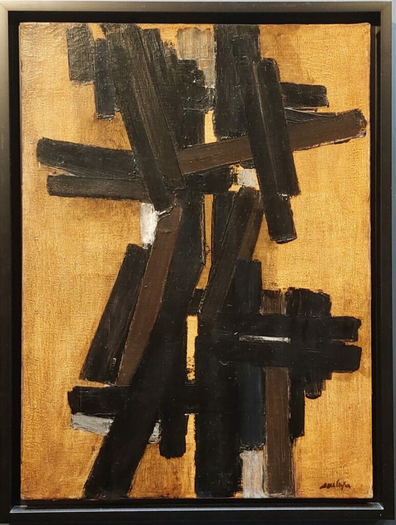 Peinture à l'huile - Pierre Soulages - 1947